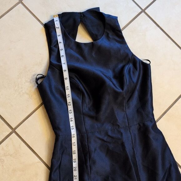 NWT Alfred Sung Maxi Gown Dress Jewel Neck Open Back Bow Size 2 - Picture 10 of 16